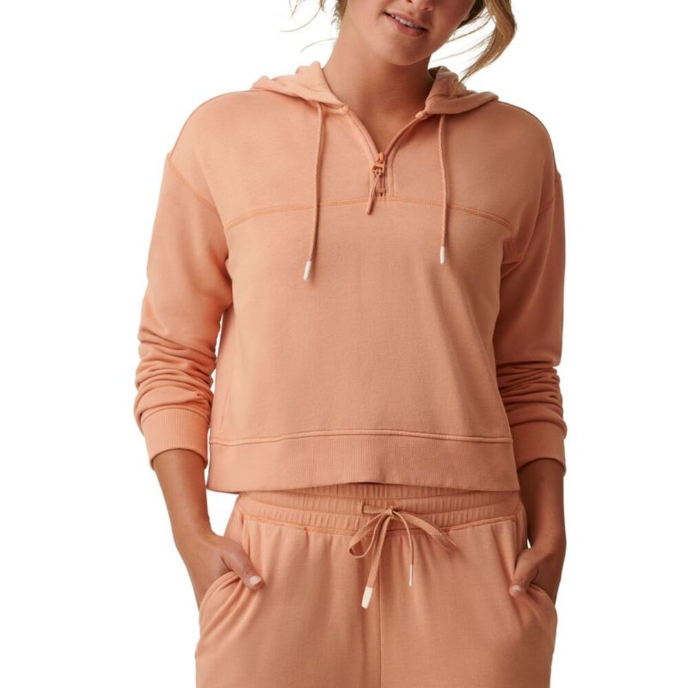 Bass Outdoor Womens Hibernate Half Zip Hoodie Top